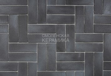 Клинкерная брусчатка ЛСР «ЗАЛЬЦБУРГ» Графитовый Платина ЛОНГ 1