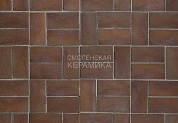 Клинкер тротуарный ЛСР ангобированный «МИЛАН» Бордо Классик 2