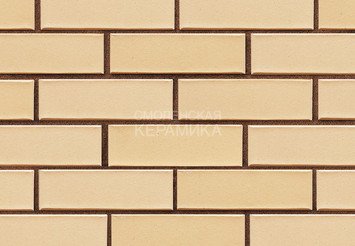 Кирпич лицевой керамический ЛСР Бежевый гладкий, 1НФ 1