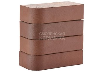 Кирпич лицевой полнотелый ЛСР Коричневый гладкий, R60 1НФ 1