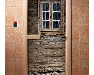 Дверь бан. DW (с фотопечатью) 1900*700 кор. ольха А042