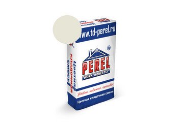 Цветная кладочная смесь Perel NL 5105 белая, 51 кг 1