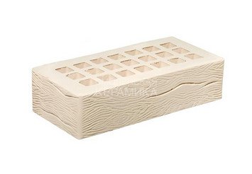 Кирпич облицовочный керамический ЖКЗ Белый Дерево 1НФ 6