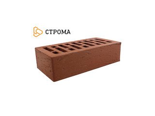 Кирпич облицовочный СТРОМА, 1НФ Коричневый рустик