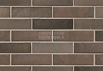 Кирпич облицовочный БРАЕР КЛАДКА Мокко Терра, 1 НФ 3
