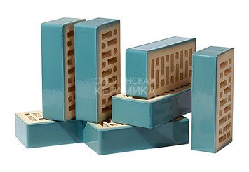 Кирпич керамический глазурованный RECKE GLANZ 1НФ арт. 1-68-04-0-00 5