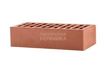 Кирпич лицевой керамический ЛСР Темно-красный гладкий, 1НФ 1