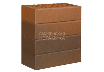 Кирпич лицевой керамический ЛСР Красный флэш ультра гладкий 1НФ 5