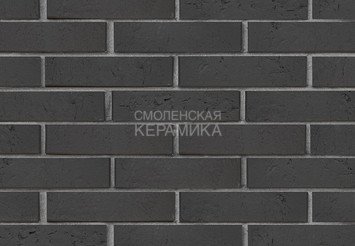 Кирпич лицевой керамический ЛСР Графитовый, крафт, 1НФ 1