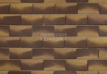 Клинкер тротуарный ЛСР ангобированный «МОНАКО» Золото Классик 2