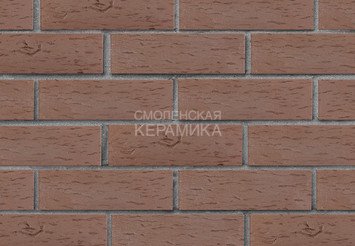 Клинкер фасадный ЛСР «Мюнхен» коричневый береста 3