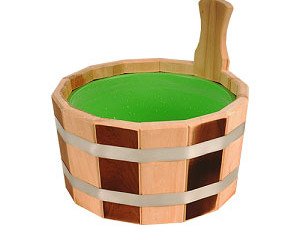 Шайка одноручная 5л Термо с пластмассовой вставкой ШПТ-5