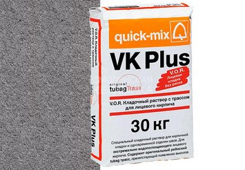 Кладочный раствор с трассом Quick-mix VK plus . D, графитово-серый, 30 кг 1