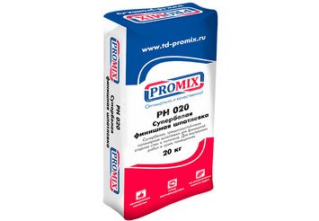 Трещиноустойчивая полимерная шпатлевка супер-белая PROMIX PH 020 1