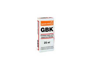 Клеевая смесь для газоблоков Quick-mix GBK, 25 кг