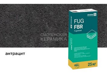 Сухая затирочная смесь STRASSER для широких швов (5-30мм), FUG FBR антрацит 1