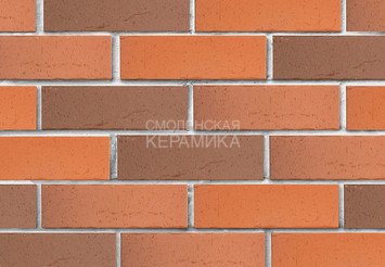 Клинкер фасадный ЛСР Возрождение «Ричмонд» красный флэш винтаж 2