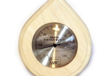 Термометр SAWO капля 150х180мм осина 250-TА 1