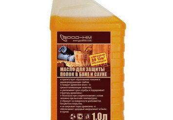 Масло для защиты полок в бане и сауне, G-H-210, кан. 0,5л. 1