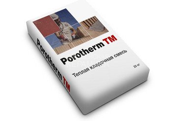 Теплый кладочный раствор Porotherm TM, 20 кг 1