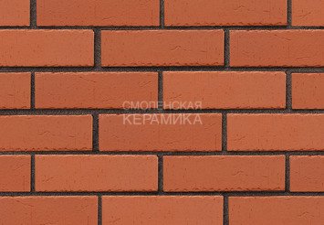 Клинкер фасадный ЛСР Возрождение «Кембридж» красный винтаж 1