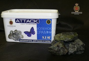 Камень для печей АТТАСК Оливиновый Коктейль (5,3 кг) 1