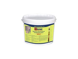 Цветная затирка для швов PRIME Grout, в ведрах 6553 шоколадная