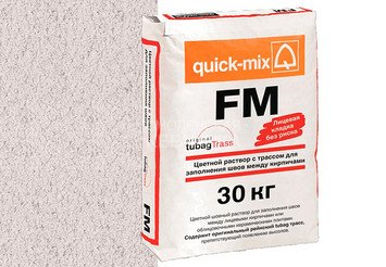 Цветная смесь для заделки швов Quick-mix FM . A алебастрово-белый, 30 кг 1