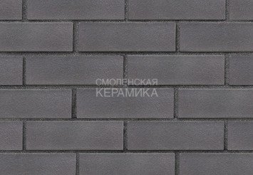Клинкер фасадный ЛСР «Гётеборг» графитовый гладкий 1
