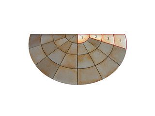 Тротуарный бордюр White Hills С 950-11