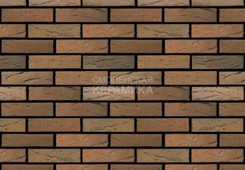 Кирпич облицовочный БРАЕР КЛАДКА кора дуба, 1 НФ 2
