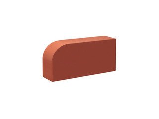 Кирпич печной полнотелый радиусный КС-Керамик "Красный" R60