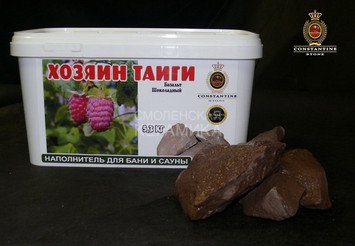 Камень для печей ХОЗЯИН ТАЙГИ Базальт Шоколадный (5,3 кг) 1