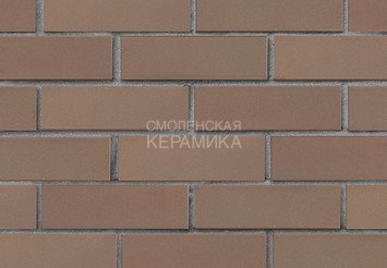 Кирпич лицевой керамический ЛСР Светло-коричневый флэш ультра гладкий, 1НФ 3