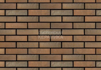 Кирпич облицовочный БРАЕР КЛАДКА Терра, 1 НФ 2