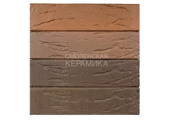 Кирпич лицевой керамический ЛСР Красный флэш ультра рустик 1НФ 4