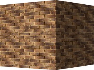 Декоративный камень 323-45 White Hills "Кельн брик" (Cologne brick), темно-коричневый, угловой
