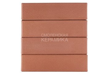 Клинкер фасадный ЛСР «Эдинбург» темно-красный гладкий 5