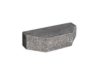 Кирпич фасонный полнотелый BARRUM Трапеция №3 Мокрый асфальт