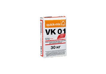 Кладочный раствор с трассом Quick-mix VK 01 . A Зима, алебастрово-белый, 30 кг 1