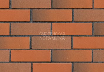 Кирпич лицевой полнотелый ЛСР Красный флэш гладкий, 1НФ 1