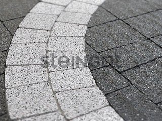 Тротуарная плитка Steingot Серия Классика Арко "Bianco Nero", 60 мм