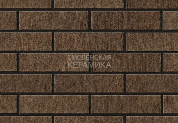 Кирпич облицовочный СТАРЫЙ ОСКОЛ Коричневый бархат 0,7НФ 1