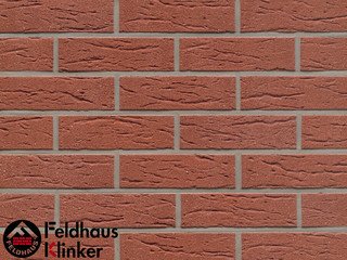 Клинкерный кирпич Feldhaus Klinker K435NF carmesi mana