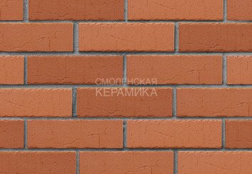 Клинкер фасадный ЛСР Возрождение «Амстердам» темно-красный винтаж 3