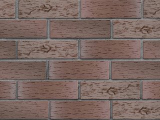 Клинкер фасадный ЛСР «Брюгге» темно-терракотовый флэш береста