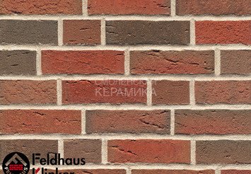 Клинкерный кирпич Feldhaus Klinker K689NF sintra ardor 1